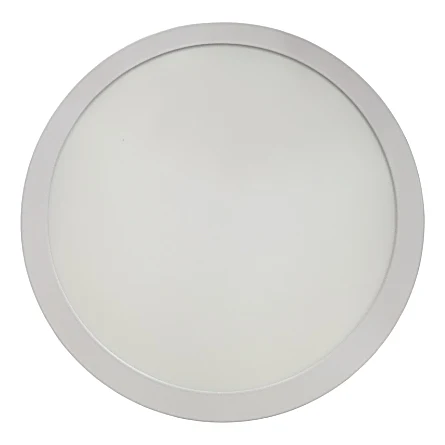 Luminario LED Plafón de Sobreponer 8″ 18W – Luz Fría 6500K Blanco Redondo