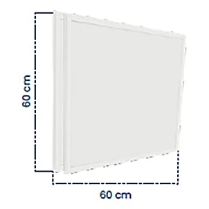 Panel LED 60×60 cm 48W – Luz Fría 6500K (Ideal para Plafón Falso y Oficinas)