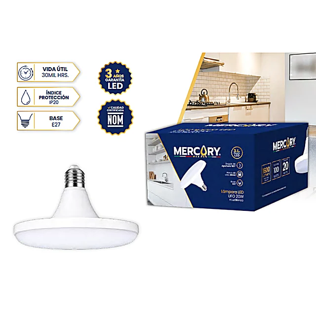 LÁMPARA LED UFO 15W E27 6500K