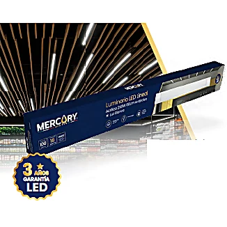 Luminario LED Lineal 60W 120 cm de Policarbonato