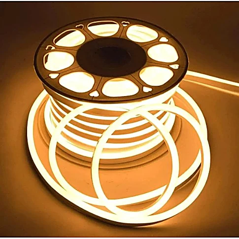 Tira LED NeonFlex Ultrafina 5x11mm 3000K Luz Cálida 120V Rollo 50M (Corte C/10cm)
