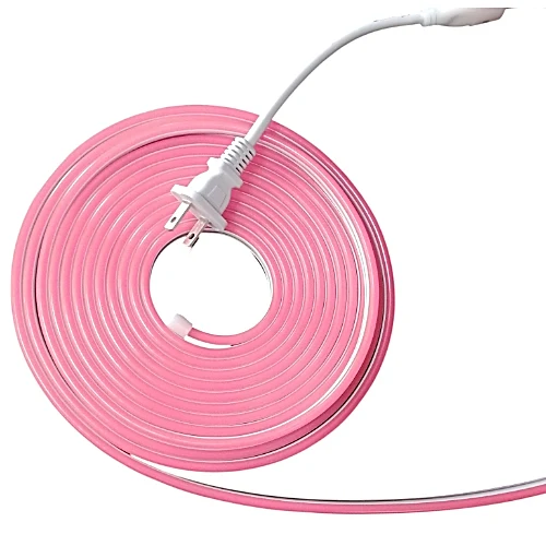 Tira LED NeonFlex Ultrafina 5x11mm Fucsia 120V Tira 5M (Corte C/10cm)