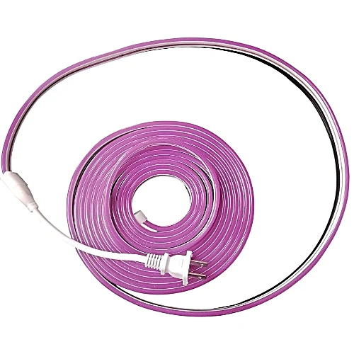 Tira LED NeonFlex Ultrafina 5x11mm Púrpura 120V Tira 5M (Corte C/10cm)
