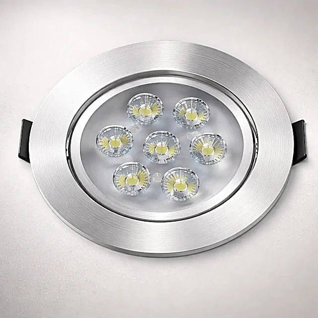 Luminario Led 7w 7lds 6500k Satín Luz Blanca