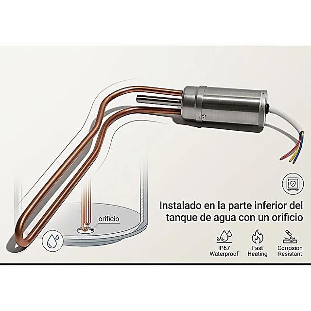 Resistencia Eléctrica para Calentador Solar de Agua