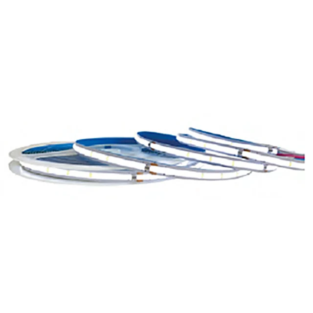 Tira LED COB Ultra Continua – 120VAC, IP20, 240 LED/m, 6500K (Rollo de 5 Metros)